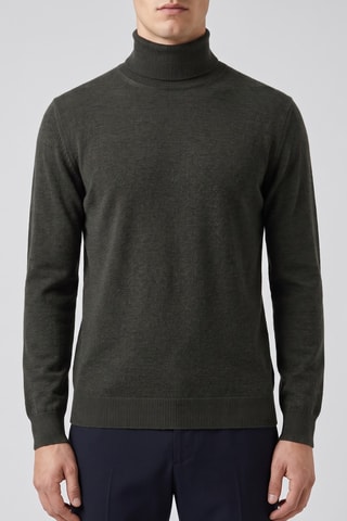 Pull 100% mérinos - Vert