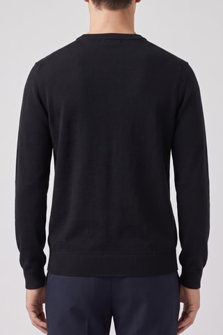 Maglia 100% lana merino - Nero