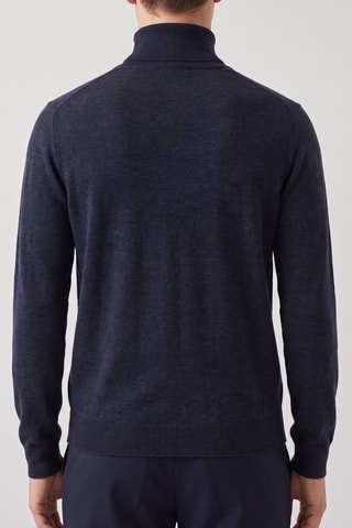 Pull 100% mérinos - Bleu