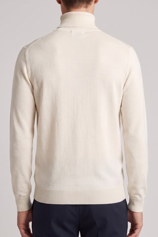 Pull 100% mérinos - Blanc