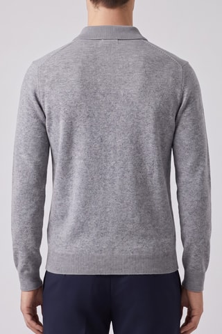 Polo 100% mérinos - Gris