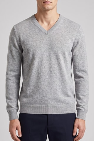 Maglia 100% lana merino - Grigio