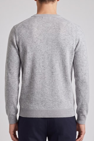 Maglia 100% lana merino - Grigio