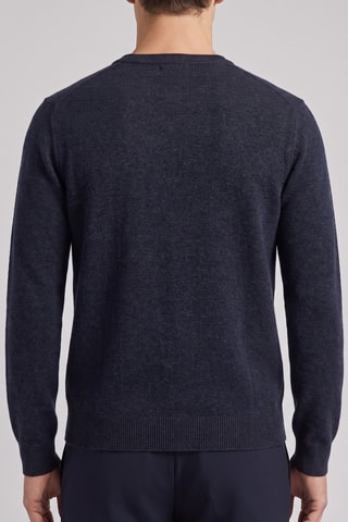 Maglia 100% lana merino - Blu
