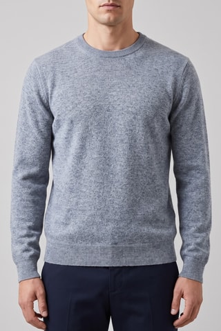 Maglia 100% lana merino - Blu