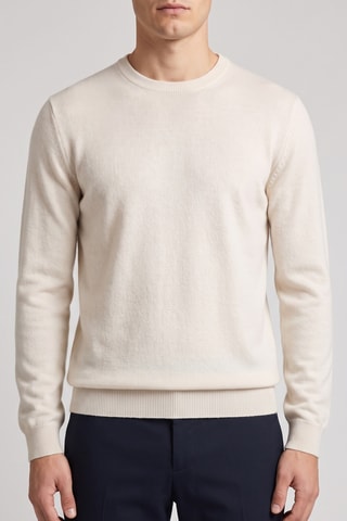 Maglia 100% lana merino - Bianco