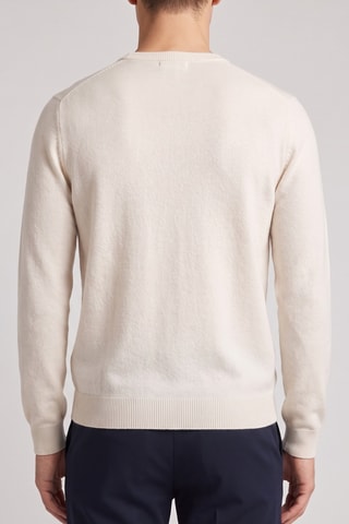 Maglia 100% lana merino - Bianco
