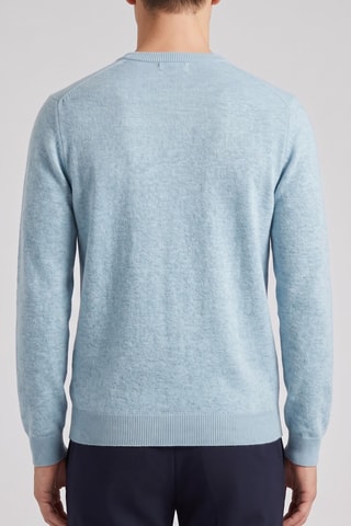 Maglia 100% lana merino - Blu