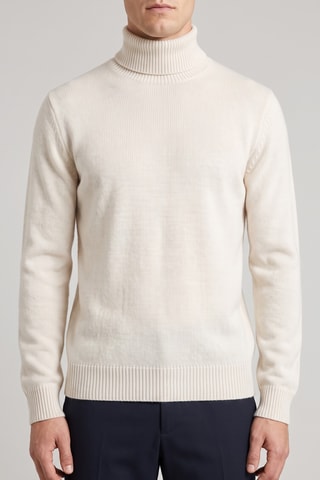 Pull 100% mérinos - Blanc