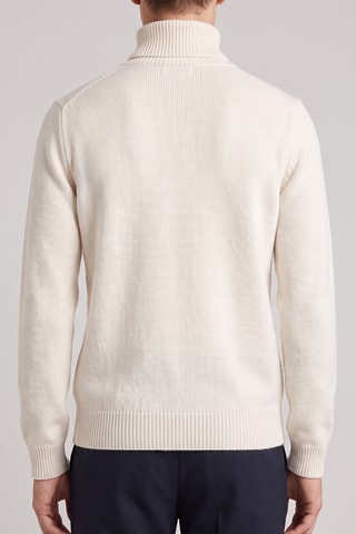 Pull 100% mérinos - Blanc