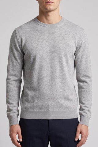 Maglia 100% lana merino - Grigio
