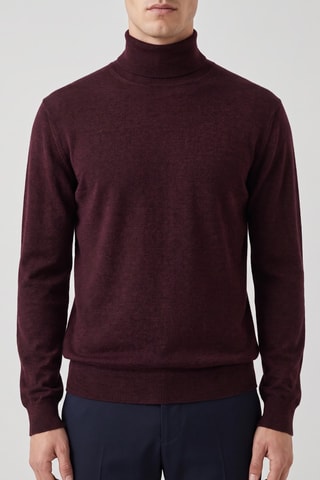 Pull 100% mérinos - Bordeaux