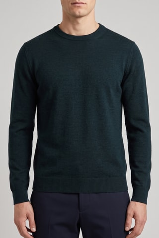 Maglia 100% lana merino - Verde