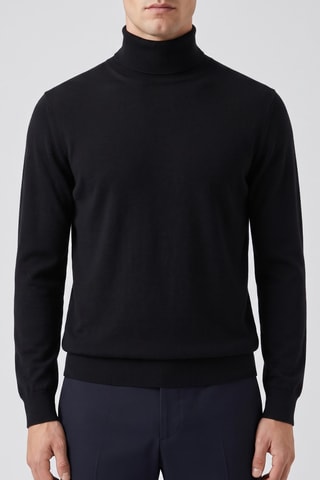 Pull 100% mérinos - Noir