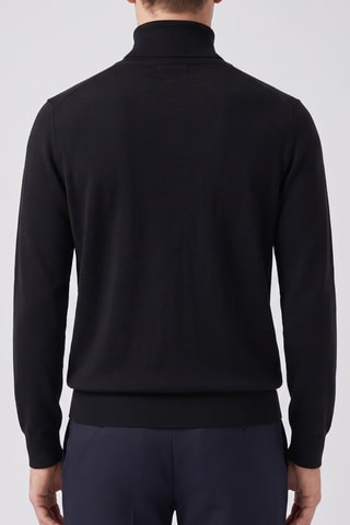 Pull 100% mérinos - Noir