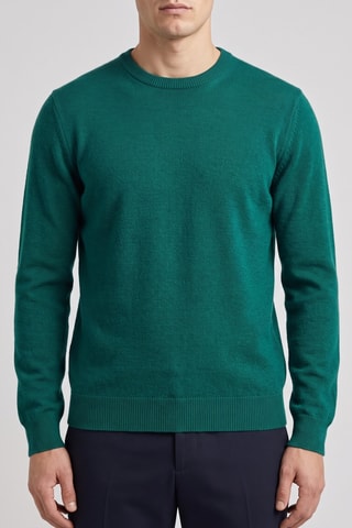 Maglia 100% lana merino - Verde