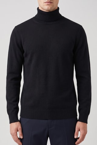 Pull 100% mérinos - Noir
