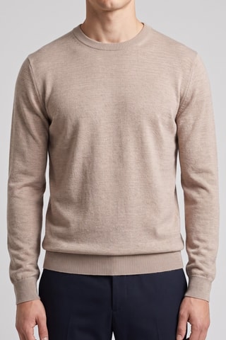 Maglia 100% lana merino - Beige