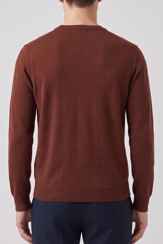 Maglia 100% lana merino - Arancione