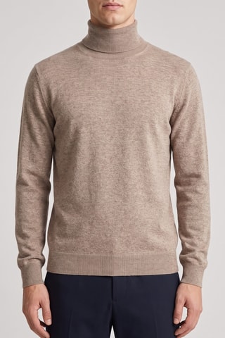 Pull 100% mérinos - Beige