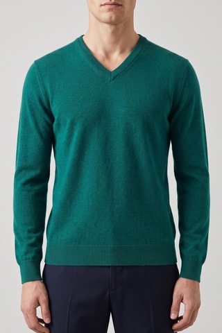 Maglia 100% lana merino - Verde