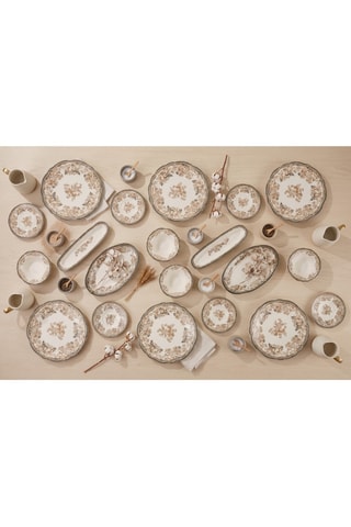 Vajilla de porcelana para el desayuno - 20 piezas