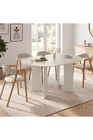 Mesa de comedor extensible Cassia - 110/150 x 75 x 110 cm