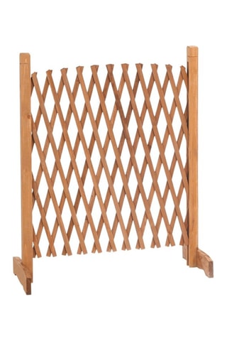 Barrera extensible de madera - 90 x 150 x 30 cm