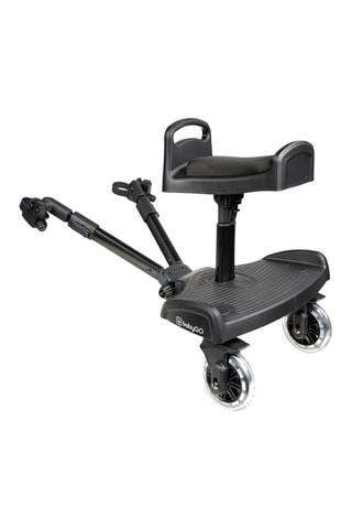 Planche à roulettes avec assise pour poussette combinée