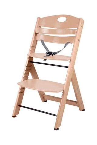 Chaise haute en hêtre massif Famille XL - Dès 6 mois - Jusqu'à 80 kg