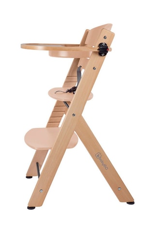 Chaise haute en hêtre massif Famille XL - Dès 6 mois - Jusqu'à 80 kg