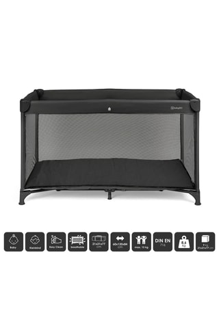 Lit parapluie Easy - Dès la naissance - Jusqu'à 15 kg - Noir