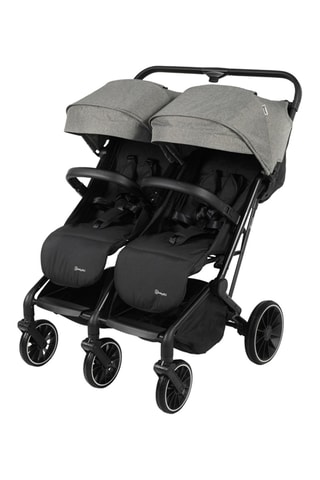 Poussette double GoTwice - Gris