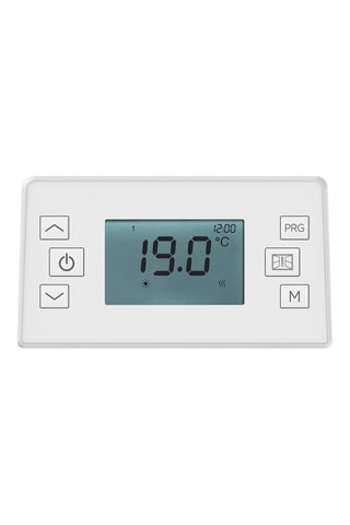 Radiador eléctrico por inercia seca de cerámica y cristal Poas - 2000 W