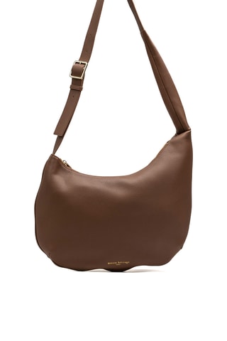 Sac porté épaule en cuir Rin - Camel