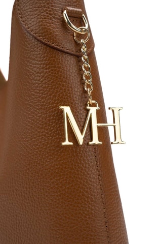Sac porté épaule en cuir Cara - Camel