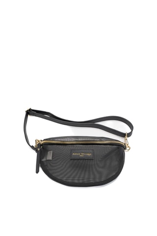 Sac banane en cuir Kimi - Noir