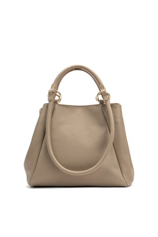 Sac à main en cuir Sono - Taupe