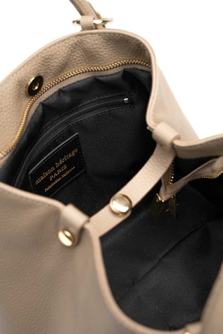 Sac à main en cuir Sono - Taupe