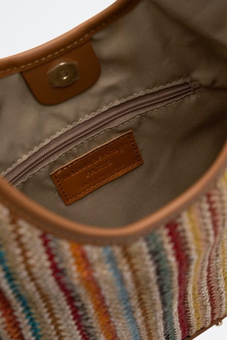 Sac porté épaule en cuir Maldives - Multicolore