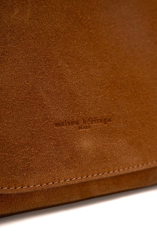 Sac porté épaule en nubuck Otia - Camel