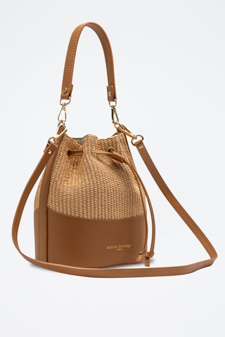 Sac seau en cuir Siesta - Camel