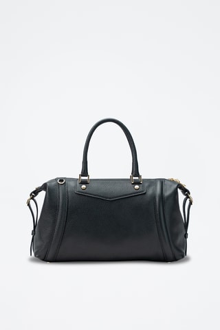 Sac bowling en cuir Speranza - Noir