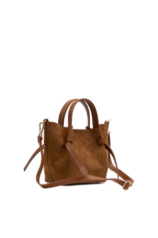 Sac à main en cuir Gini - Camel