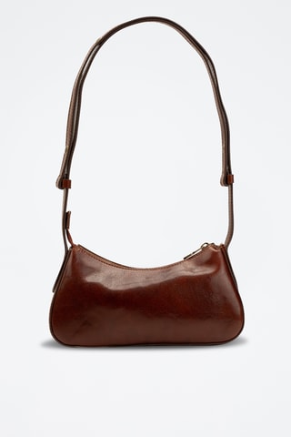 Sac porté épaule en cuir Ezra - Marron