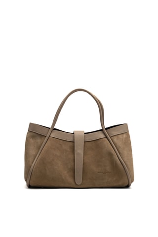 Sac à main en cuir Luce - Taupe