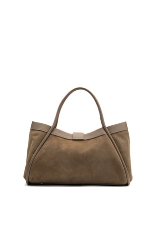 Sac à main en cuir Luce - Taupe