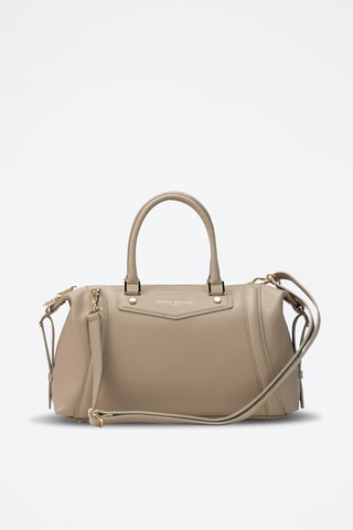 Sac bowling en cuir Speranza - Taupe