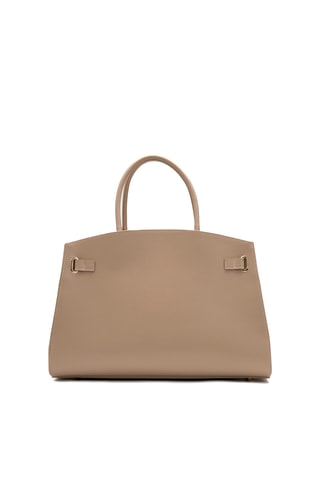 Sac à main en cuir Dieci - Taupe