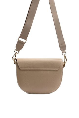 Sac bandoulière en cuir Amarone - Taupe